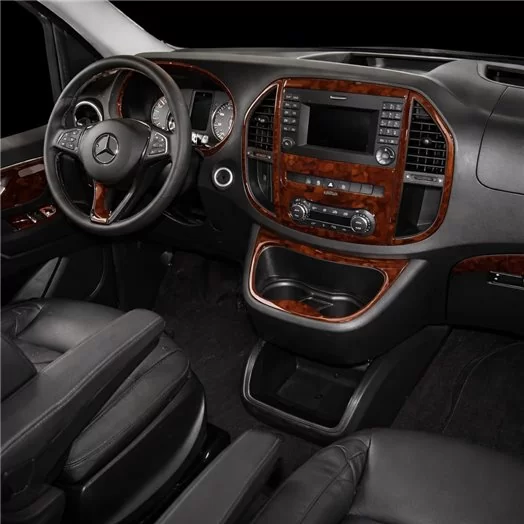 Mercedes Vito W447 Metris 2015 Mascherine sagomate per rivestimento cruscotti 23-Decori
