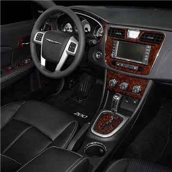 Chrysler 200 2011-UP Full Mascherine sagomate per rivestimento cruscotti 
