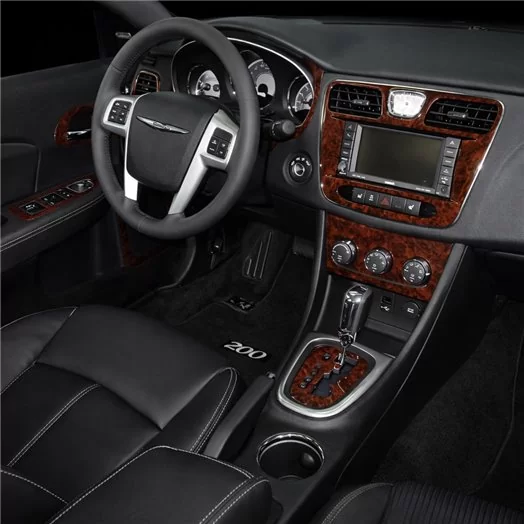 Chrysler 200 2011-UP Basic Mascherine sagomate per rivestimento cruscotti 