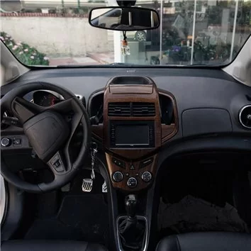 Chevrolet Aveo 2012 Mascherine sagomate per rivestimento cruscotti 14-Decori