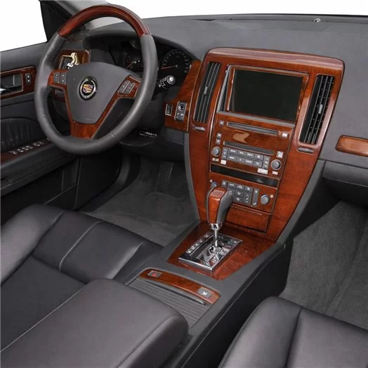 Cadillac STS 2008-2012 Full Set, With NAVI, Without NAVI Mascherine sagomate per rivestimento cruscotti 