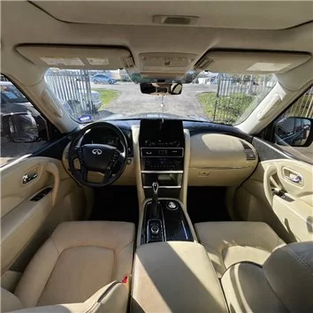 Infiniti QX80 2020-2024 Mascherine sagomate per rivestimento cruscotti 26 Decori