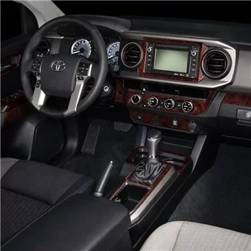Toyota Tacoma 2016-2020 Mascherine sagomate per rivestimento cruscotti 78-Decori