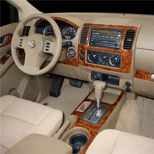 Nissan Frontier 2005-UP Full Mascherine sagomate per rivestimento cruscotti 
