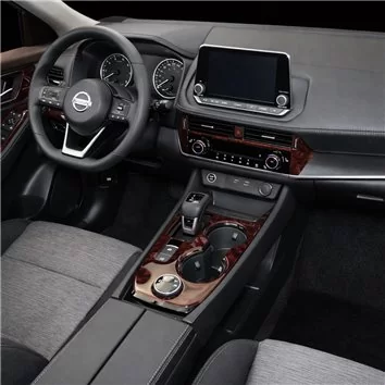 Nissan Qashqai J12 from 2021 Basic Mascherine sagomate per rivestimento cruscotti 11 Decori