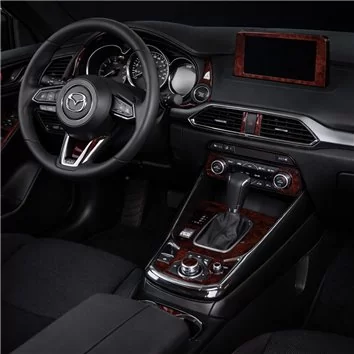 Mazda CX-9 TC 2016-2023 Basic Mascherine sagomate per rivestimento cruscotti 10 Decori
