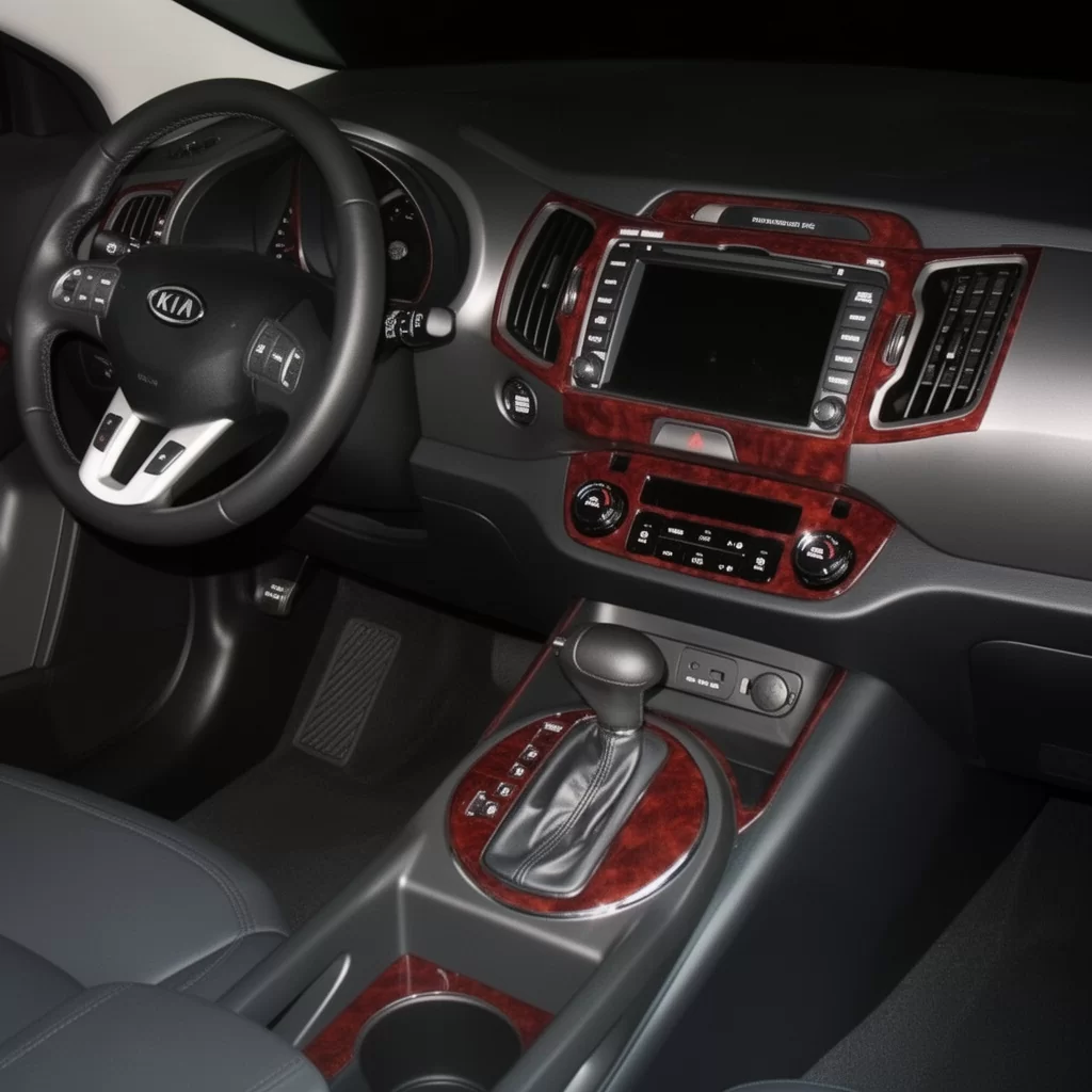 KIA Sportage 2011-UP Full Set, Without NAVI system Mascherine sagomate per rivestimento cruscotti KIA Sportage 2011-UP Full Set, Without NAVI system Mascherine sagomate per rivestimento cruscotti