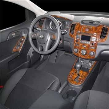 KIA Cerato Koup 2010-UP Full Set, Manual Gearbox AC, Automatic Gear Mascherine sagomate per rivestimento cruscotti 