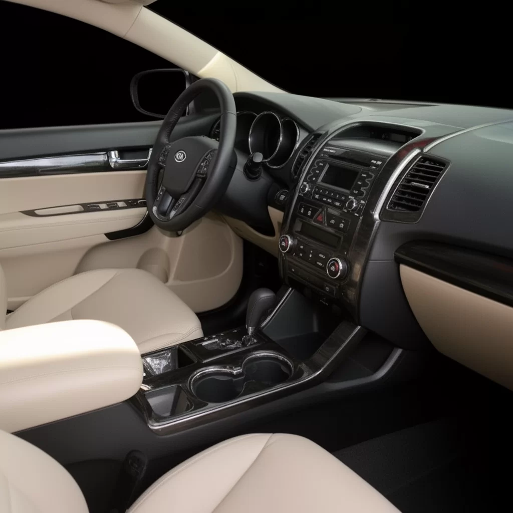 KIA Sorento 2011-UP Full Set, Without NAVI system Mascherine sagomate per rivestimento cruscotti 