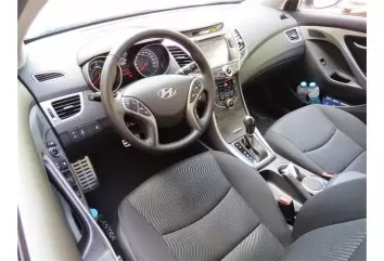 Hyundai Elantra 01.2012 Kit Rivestimento Cruscotto all'interno del veicolo Cruscotti personalizzati 10-Decori
