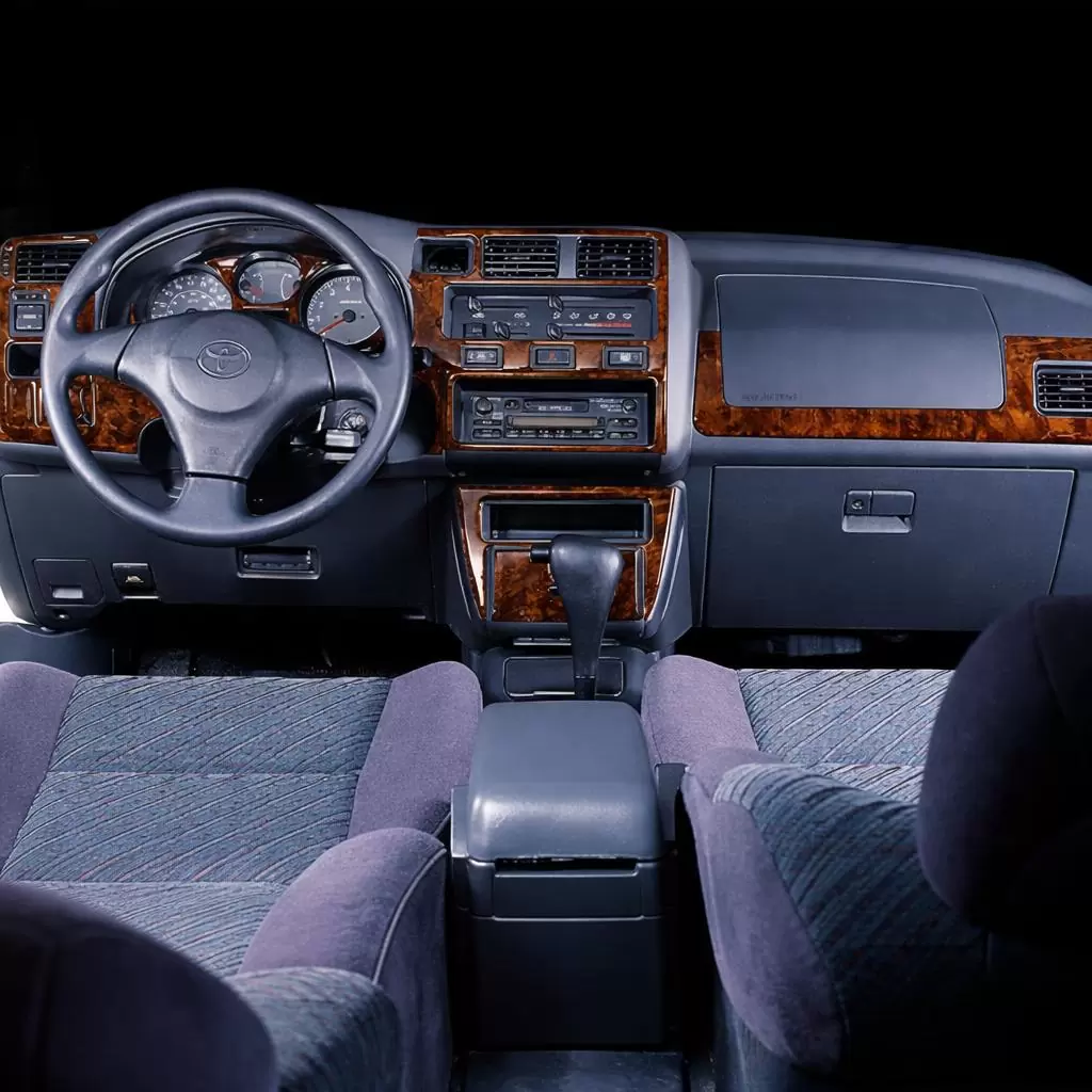 Toyota RAV-4 1996-1997 2 Doors, 17 Parts Mascherine sagomate per rivestimento cruscotti 