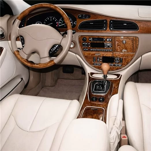 Jaguar XJS 2000-2002 Full Set, Automatic Gear, Without NAVI Mascherine sagomate per rivestimento cruscotti 