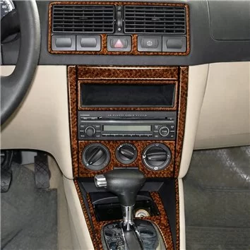 Volkswagen Golf 1999-2004 4 Doors, Manual Gear Box Mascherine sagomate per rivestimento cruscotti 