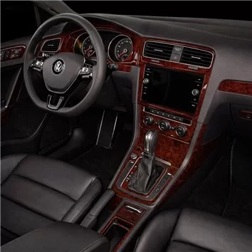 Volkswagen Golf VII AU 2012–2021 Mascherine sagomate per rivestimento cruscotti 41-Decori Volkswagen Golf VII AU 2012–2021 Mascherine sagomate per rivestimento cruscotti 41-Decori