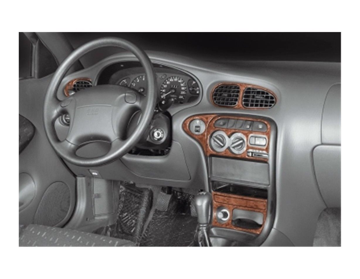 Hyundai Elantra 09.95 - 12.98 Kit Rivestimento Cruscotto all'interno del veicolo Cruscotti personalizzati 12-Decori