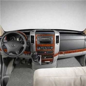 Mercedes Sprinter W906 04.2006 Mascherine sagomate per rivestimento cruscotti 18-Decori