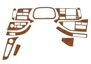 Mercedes Tourismo 2022 RHD Mascherine sagomate per rivestimento cruscotti 12-Decori 2