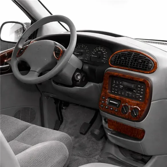 Chrysler Voyager 1996-2001 kit rivestimento cruscotto e interni 3D 12 pezzi