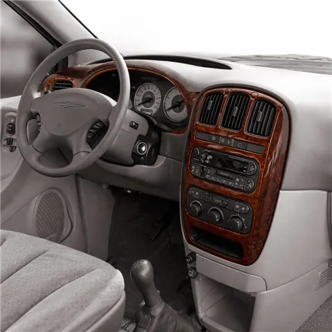 Chrysler Voyager 2001-2007 kit rivestimento cruscotto e interni 3D 7 pezzi 2