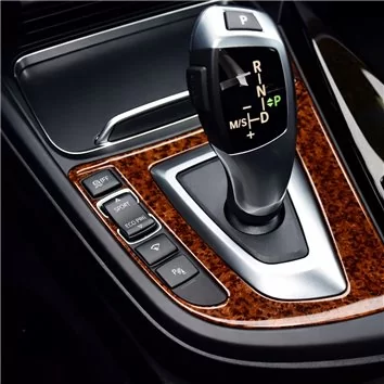 BMW 3 Series F30 F34 2013-2018 3D interno cruscotto Trim Kit Dash Trim Dekor 11-Parts