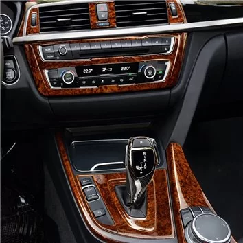 BMW 3 Series F30 F34 2013-2018 3D interno cruscotto Trim Kit Dash Trim Dekor 11-Parts