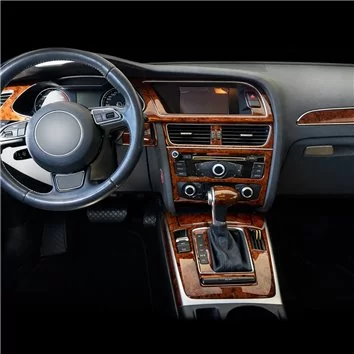 Audi A4 B8 Typ 8K 2009-2015 Mascherine sagomate per rivestimento cruscotti 1-2-Decori