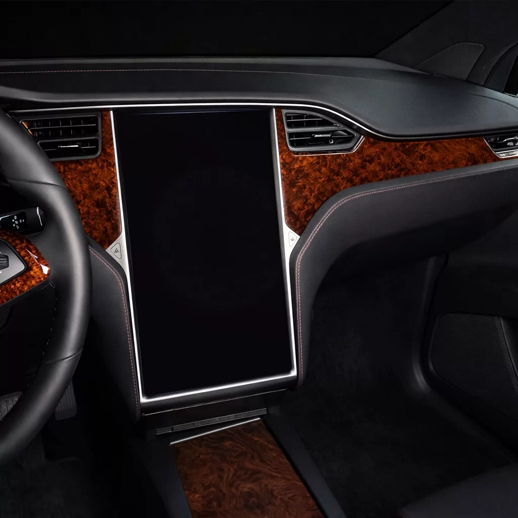 Tesla Model S Model X 2012-2020-Mascherine sagomate per rivestimento cruscotti 7-Decori Tesla Model S Model X 2012-2020-Mascherine sagomate per rivestimento cruscotti 7-Decori