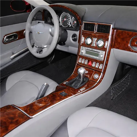 Chrysler Crossfire 2004-2008 kit rivestimento cruscotto e interni 3D 35 pezzi 2