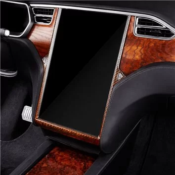 TESLA MODEL X 2016-2018 Mascherine sagomate per rivestimento cruscotti 1-Decori