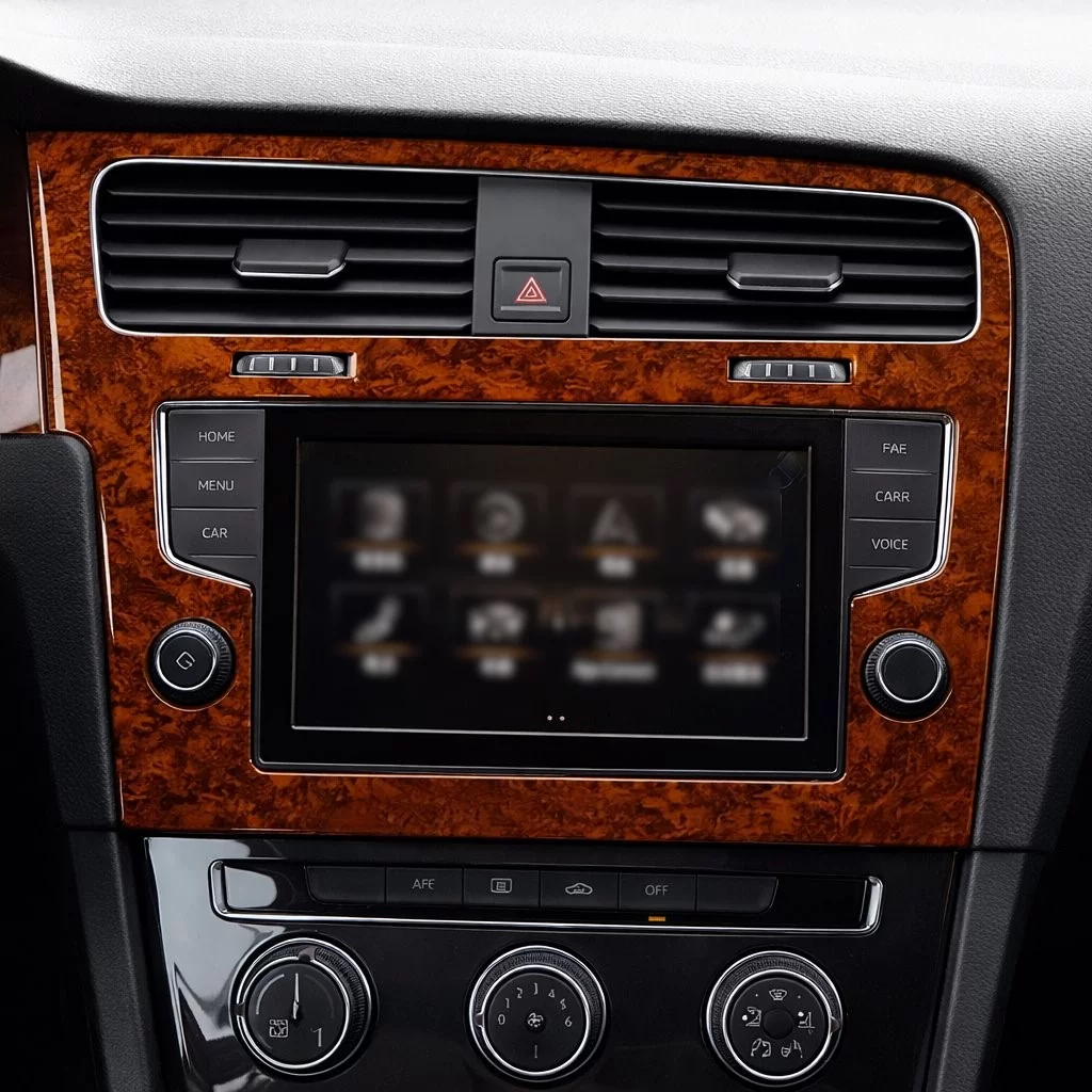 Volkswagen Golf 7 VII 2012–2021 Mascherine sagomate per rivestimento cruscotti Volkswagen Golf 7 VII 2012–2021 Mascherine sagomate per rivestimento cruscotti