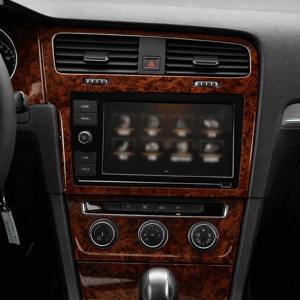 Volkswagen Golf 7 VII 2012–2021 Mascherine sagomate per rivestimento cruscotti Volkswagen Golf 7 VII 2012–2021 Mascherine sagomate per rivestimento cruscotti