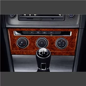 Volkswagen Golf 7 VII 2012–2021 Mascherine sagomate per rivestimento cruscotti