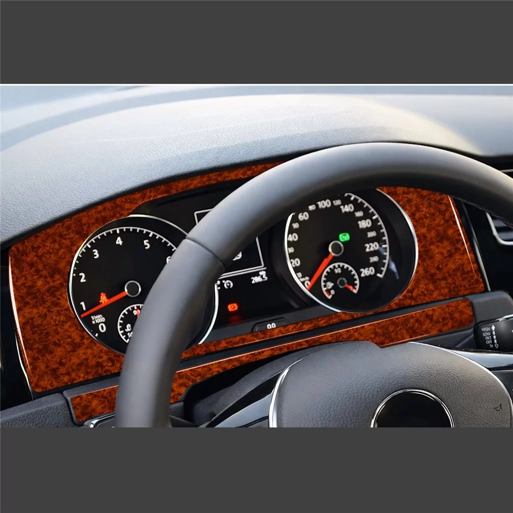 Volkswagen Golf 7 VII 2012–2021 Mascherine sagomate per rivestimento cruscotti