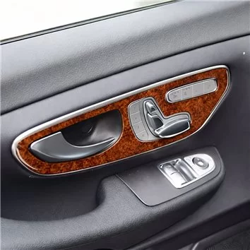 Mercedes V-Klasse W447 01.2015 Mascherine sagomate per rivestimento cruscotti 2-Decori