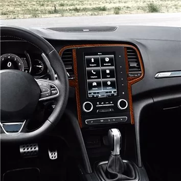 Renault Megane 4 BFB 3D 2016 Mascherine sagomate per rivestimento cruscotti 12-Decori