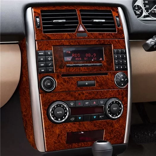 Mercedes A-Class W169 B-Class W245 07.2004 Mascherine sagomate per rivestimento cruscotti 10-Decor