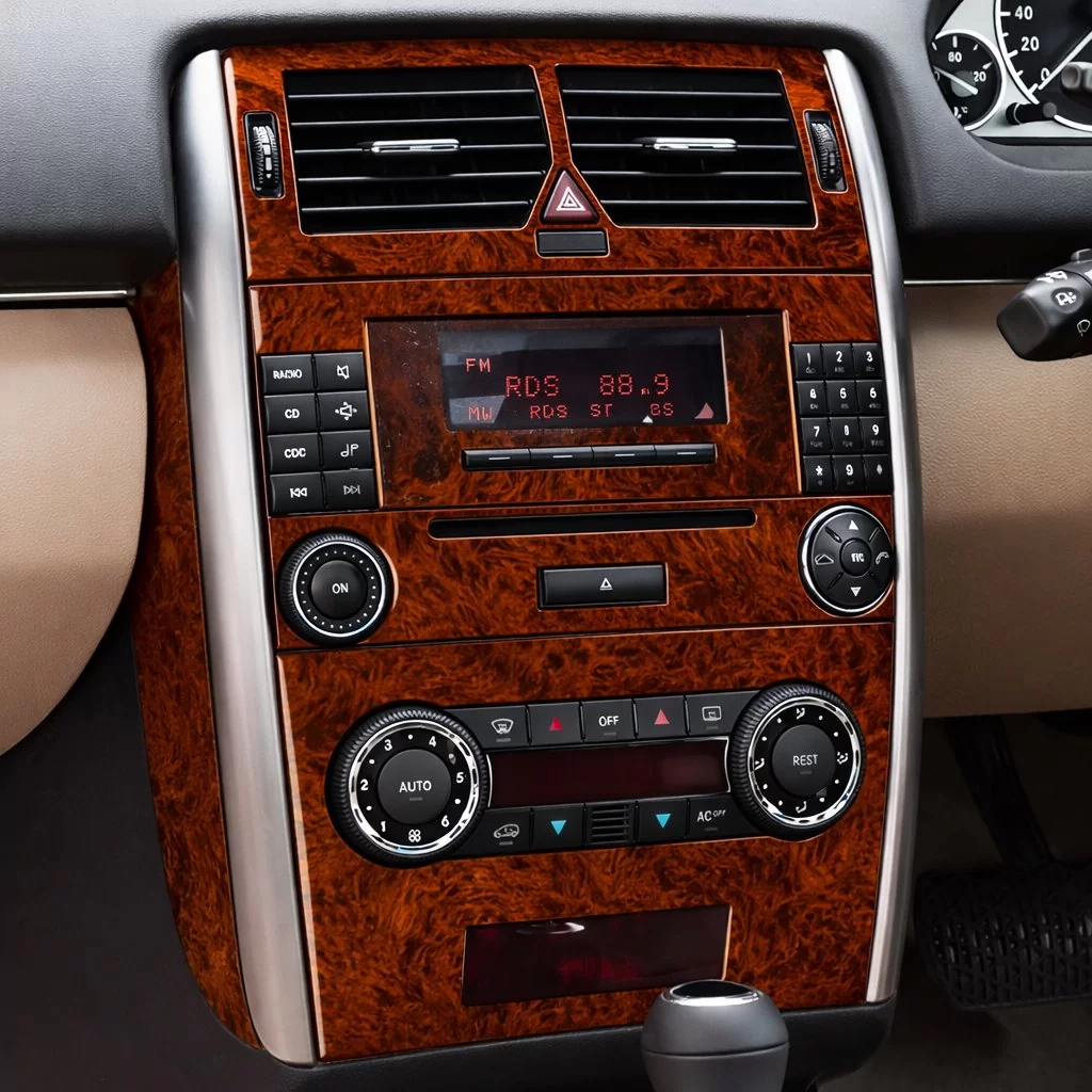 Mercedes A-Class W169 B-Class W245 07.2004 Mascherine sagomate per rivestimento cruscotti 10-Decor