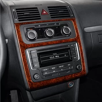 Volkswagen Touran 2010 Mascherine sagomate per rivestimento cruscotti 12-Decori Volkswagen Touran 2010 Mascherine sagomate per rivestimento cruscotti 12-Decori