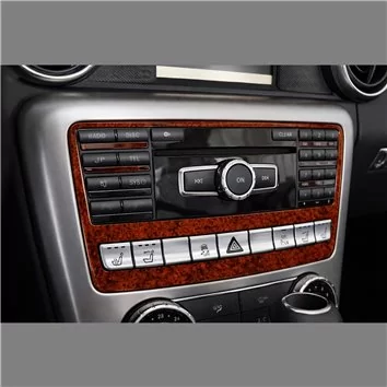 Mercedes SLK R172 2011-2016 Mascherine sagomate per rivestimento cruscotti