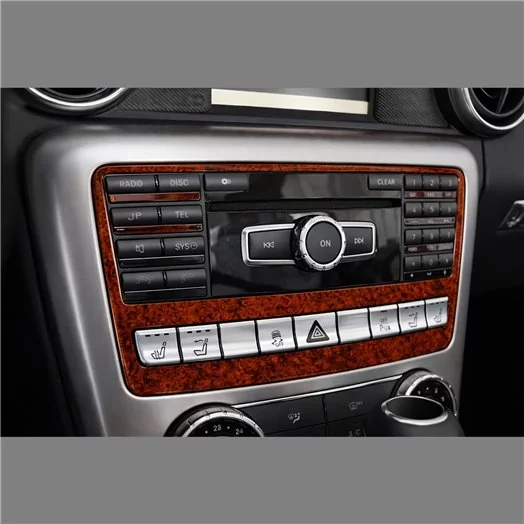 Mercedes SLK R172 2011-2016 Mascherine sagomate per rivestimento cruscotti