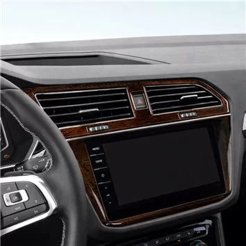 Volkswagen Tiguan 2018-2024 Mascherine sagomate per rivestimento cruscotti 21-Decori