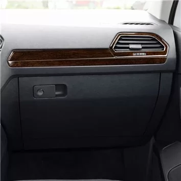 Volkswagen Tiguan 2018-2024 Mascherine sagomate per rivestimento cruscotti 21-Decori