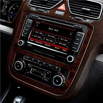 Volkswagen Polo V 6R 09.2009 Mascherine sagomate per rivestimento cruscotti 14-Decori