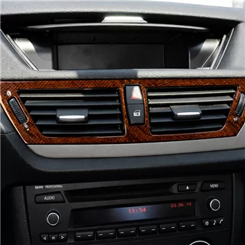BMW X1 E84 2009–2015 senza navigatore Kit di rivestimento cruscotto interno di base 24 pezzi