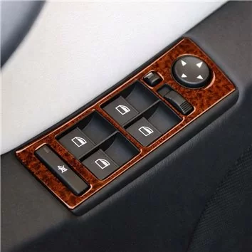 BMW X5 2000-2006 With NAVI system Mascherine sagomate per rivestimento cruscotti 