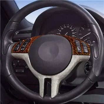 BMW X5 1998-2006 Sport Steering Wheel Accent Mascherine sagomate per rivestimento cruscotti 