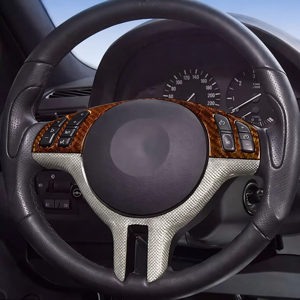 BMW X5 1998-2006 Sport Steering Wheel Accent Mascherine sagomate per rivestimento cruscotti 