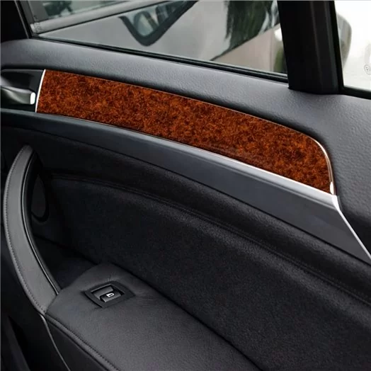 BMW X5 E70 2009-2014 Full Mascherine sagomate per rivestimento cruscotti 19pcs