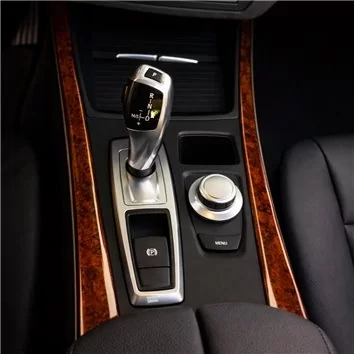 BMW X5 E70 2009-2014 Full Mascherine sagomate per rivestimento cruscotti 19pcs