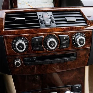 BMW 5-Series E60 2003-2008 Mascherine sagomate per rivestimento cruscotti 17-Decori